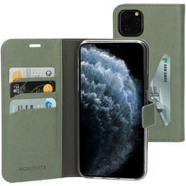 Mobiparts Classic Wallet iPhone 11 Pro Max Hoesje Bookcase Portemonnee - Stone Green