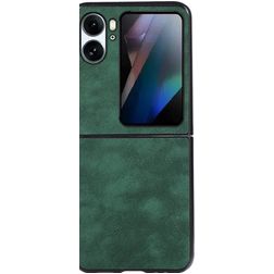 Mobigear Excellent OPPO Find N2 Flip Hoesje Hardcase Backcover - Groen