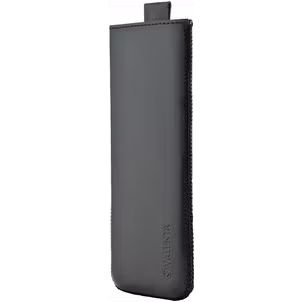 Valenta Pocket Classic Echt Leer Insteekhoesje (max 14,8 cm x 6 cm) - Sleeve - Pouch - Zwart