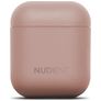 Nudient Thin Apple AirPods 1 Hardcase Hoesje - Dusty Pink