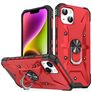 Mobigear Armor Ring iPhone 14 Plus Hoesje Hardcase Backcover Shockproof met Ringhouder - Rood