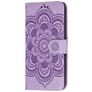 Mobigear Mandala Huawei P40 Hoesje Bookcase Portemonnee - Paars