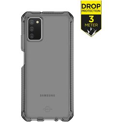 ITSKINS SpectrumClear Samsung Galaxy A02s Hoesje Flexibel TPU Backcover Shockproof - Smoke