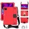Mobigear Ruggedized iPad 10 (2022) Hoes EVA Schuim Backcover + Stylus Houder + Schouderband + Standaard - Rood