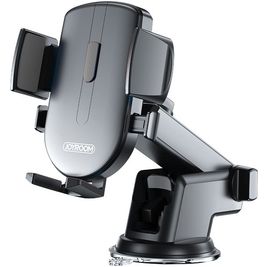 JOYROOM New Mouse Telefoonhouder Auto Zuignap / Dashboard Klem Universeel - Zwart