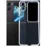 Mobigear Cushion Doorzichtig OPPO Find N2 Flip Hoesje Flexibel TPU Backcover Shockproof - Transparant