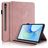 Mobigear Tree Samsung Galaxy Tab S10 FE Plus Hoes Bookcase + Stylus Houder - Roségoud