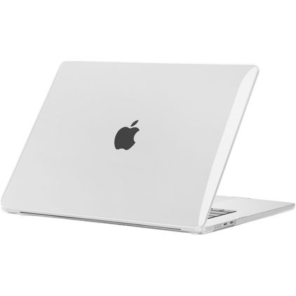 Mobigear Glossy MacBook Air 15 Inch (2023-2026) Hoes Hardshell Laptopcover MacBook Case - Transparant - Model A2941 / A3114 / A3241 / A3448