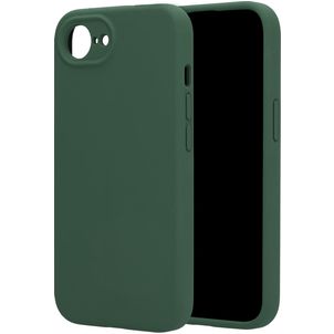 Mobiparts iPhone 16e Siliconen Hoesje Backcover - Forest Green