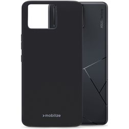 Mobilize Rubber Gelly ASUS Zenfone 11 Ultra Hoesje Flexibel TPU Backcover - Matt Black