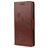 Mobigear Flowers Samsung Galaxy A33 Hoesje Bookcase Portemonnee - Bruin