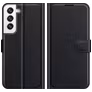 Mobigear Classic Samsung Galaxy S22 Hoesje Bookcase Portemonnee - Zwart