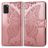 Mobigear Wallet Book Case Butterfly Rose Gold for Samsung Galaxy A41