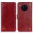Mobigear Ranch HONOR 50 Lite Hoesje Bookcase Portemonnee - Bordeaux Rood