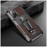 Mobigear Armor Stand Samsung Galaxy A72 Hoesje Hardcase Backcover Shockproof met Standaard - Bruin