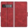Mobigear Slim Magnet Google Pixel 6 Pro Hoesje Bookcase Portemonnee - Rood