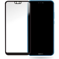Mobilize Premium Huawei P20 Lite (2019) Glazen Screenprotector - Case Friendly - Zwart
