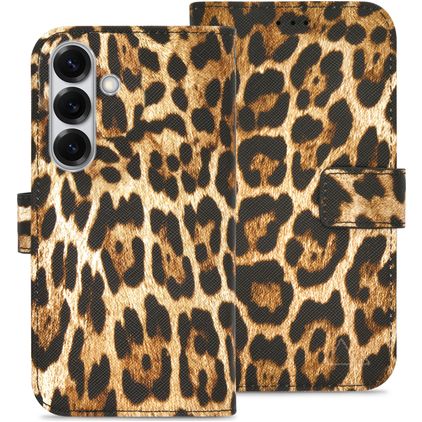 My Style Flex Wallet Samsung Galaxy S25 Hoesje Bookcase Portemonnee - Wild Leopard
