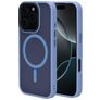 Mobiparts Hardcover iPhone 16 Pro MagSafe Hoesje Hardcase Backcover - Satin Light Blue