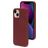 Mobiparts iPhone 13 Siliconen Hoesje Backcover - Plum Red