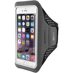 Mobiparts Comfort Fit Telefoonhouder Hardlopen iPhone 8 Sport Hoesje Neopreen Sportarmband - Zwart