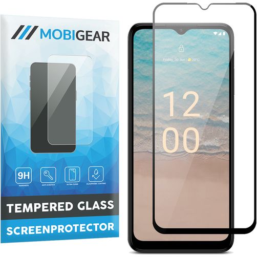 Mobigear Premium Nokia G22 Glazen Screenprotector - Case Friendly - Zwart