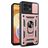Mobigear Armor Ring Cam Slide Motorola Edge 40 Pro Hoesje Hardcase Backcover Shockproof met Ringhouder en Camera Slider - Roségoud