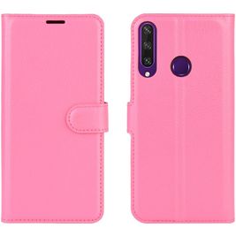 Mobigear Classic Huawei Y6p Hoesje Bookcase Portemonnee - Magenta