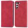 Mobigear Retro Slim Samsung Galaxy S21 FE Hoesje Bookcase Portemonnee - Rood