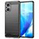 Mobigear Brushed Slim OPPO Reno 7 Lite Hoesje Flexibel TPU Backcover - Zwart
