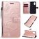 Mobigear Butterfly Samsung Galaxy A41 Hoesje Bookcase Portemonnee - Roségoud