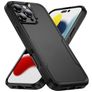 Mobigear Heavy Armor iPhone 16 Pro Hoesje Hardcase Backcover Shockproof - Zwart