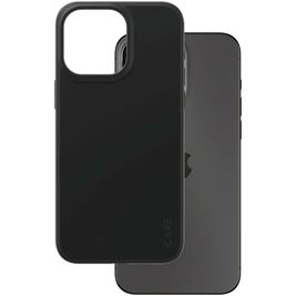 CARE by PanzerGlass Fashionable iPhone 15 Pro Max Siliconen Hoesje Backcover - Zwart