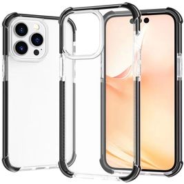 Mobigear Full Bumper iPhone 14 Pro Max Hoesje Hardcase Backcover Shockproof - Zwart