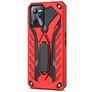 Mobigear Armor Stand Realme C35 Hoesje Hardcase Backcover Shockproof met Standaard - Rood