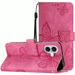 Mobigear Butterfly iPhone 17 Hoesje Bookcase Portemonnee - Rood