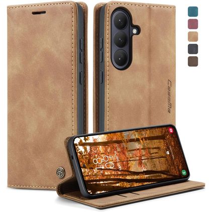 CaseMe 013 Samsung Galaxy S26 Plus Hoesje Bookcase Portemonnee - Bruin
