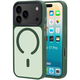 Mobiparts Hardcover iPhone 17 Pro MagSafe Hoesje Hardcase Backcover - Satin Green