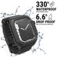 Catalyst Waterproof Case Siliconen Apple Watch - 45 mm Bandje Gespsluiting - Zwart