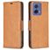 Mobigear Excellent Motorola Moto G85 Hoesje Bookcase Portemonnee - Cognac