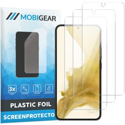 Mobigear Samsung Galaxy S22 Plus Screenprotector Folie - Case Friendly (3-Pack)