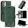Mobigear Rhombus iPhone 12 Mini Hoesje Bookcase Portemonnee - Groen