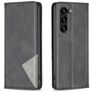 Mobigear Rhombus Slim Samsung Galaxy S25 Plus Hoesje Bookcase - Zwart