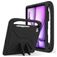 Mobigear AeroArmor iPad Air 13 Inch (2025) Kinder Tablethoes met Handvat + Stylus Houder - Zwart