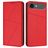 Mobigear Frosted Flip iPhone Air Hoesje Bookcase Portemonnee - Rood