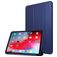Mobigear Tri-Fold Gel iPad Pro 11 Inch (2021) Hoes TPU,Kunstleer Bookcase - Marineblauw