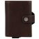 Valenta Card Case Plus Pasjeshouder - 8 Pasjes - Chocolate