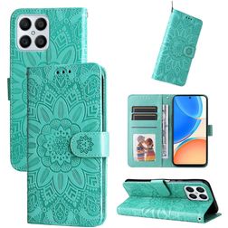 Mobigear Sunflower HONOR X8 Hoesje Bookcase Portemonnee - Groen