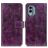 Mobigear Basic Nokia X30 Hoesje Bookcase Portemonnee - Paars