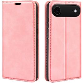 Mobigear Retro Slim iPhone Air Hoesje Bookcase Portemonnee - Roze